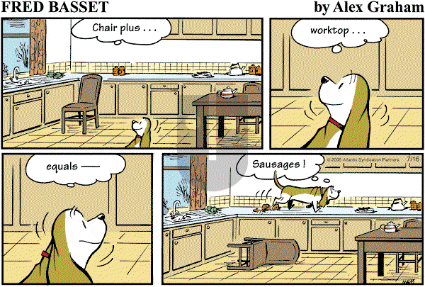 Fred Basset - Sunday July 16, 2006 Comic Strip