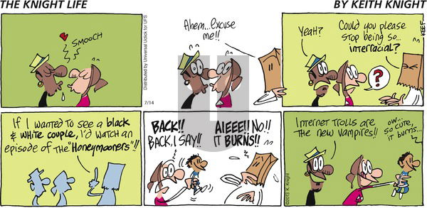 The Knight Life on Sunday July 14, 2013 Comic Strip