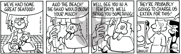 Arlo and Janis on Saturday June 29, 1996 Comic Strip