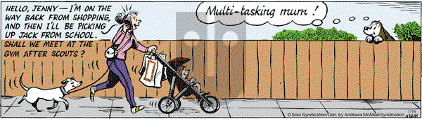 Fred Basset on Tuesday July 18, 2017 Comic Strip