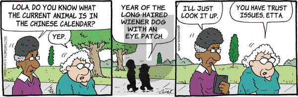 Lola on Monday May 22, 2017 Comic Strip