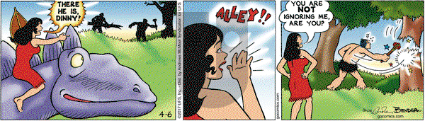 Alley Oop on Thursday April 6, 2017 Comic Strip
