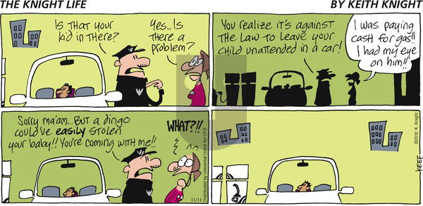 The Knight Life on Sunday November 11, 2012 Comic Strip