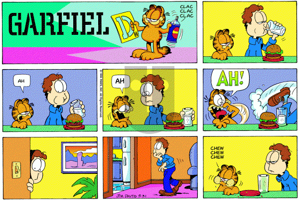 Garfield - Sunday May 31, 1998 Comic Strip
