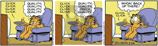 Garfield on Monday February 26, 2007 Comic Strip