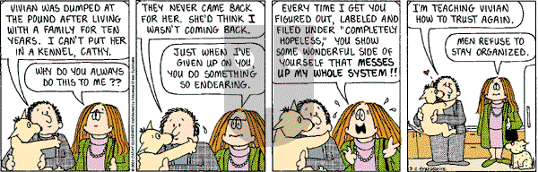 Cathy Classics - Friday March 2, 2001 Comic Strip