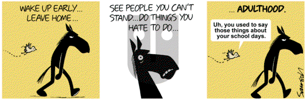 Dark Side of the Horse on Sunday July 13, 2014 Comic Strip