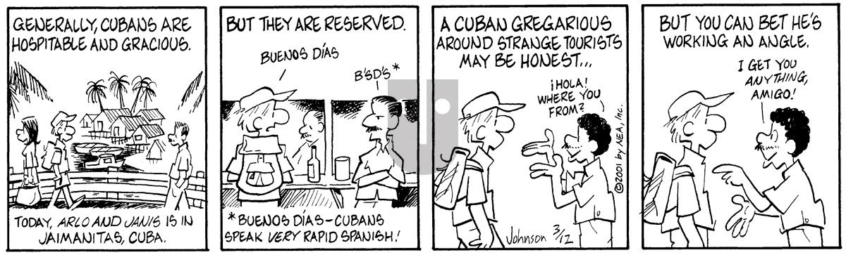 Arlo and Janis - Monday March 12, 2001 Comic Strip