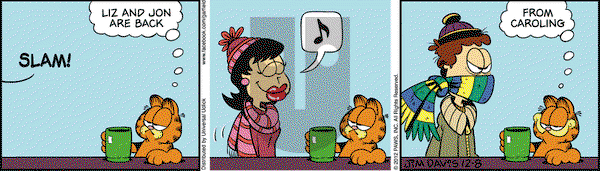 Garfield - Saturday December 8, 2012 Comic Strip