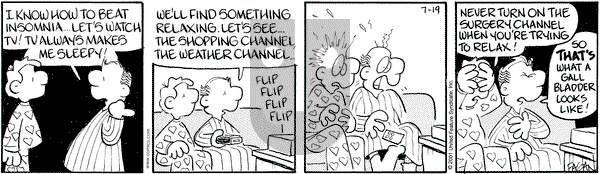Drabble on Thursday July 19, 2001 Comic Strip