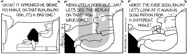 The Born Loser on Monday August 2, 1999 Comic Strip