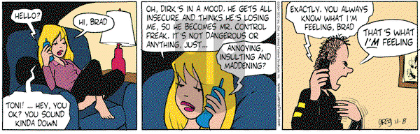 Luann on Monday November 8, 2004 Comic Strip