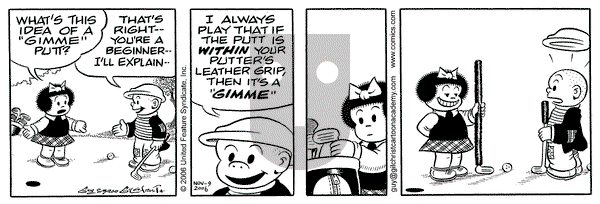 Nancy on Thursday November 9, 2006 Comic Strip