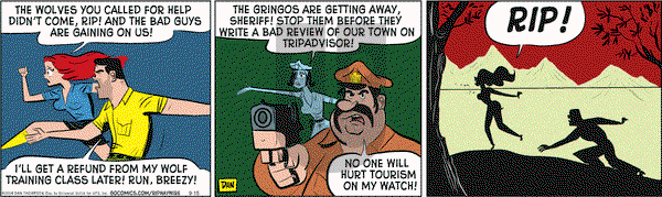 Rip Haywire on Monday September 15, 2014 Comic Strip