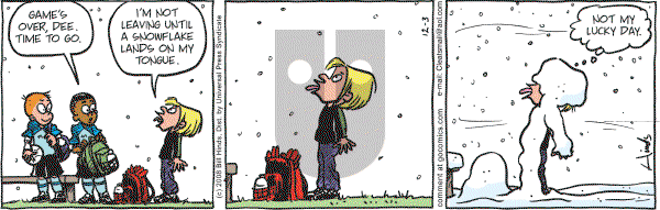 Cleats - Wednesday December 3, 2008 Comic Strip