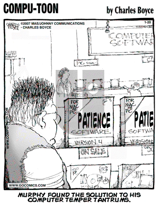 Compu-toon on Saturday January 20, 2007 Comic Strip