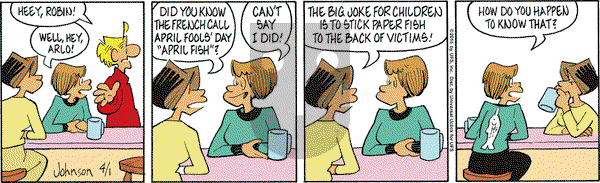 Arlo and Janis on Wednesday April 1, 2015 Comic Strip