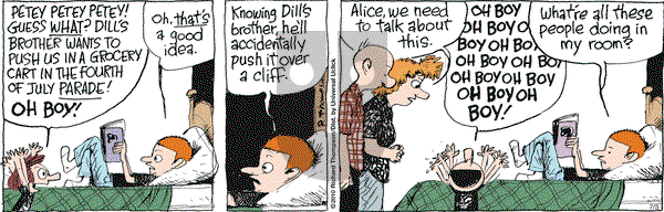 Cul de Sac on Saturday July 3, 2010 Comic Strip