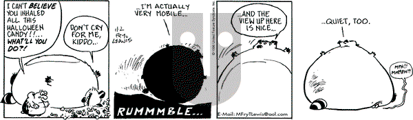Over the Hedge on Saturday November 2, 1996 Comic Strip