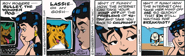 Nancy on Tuesday March 2, 2010 Comic Strip