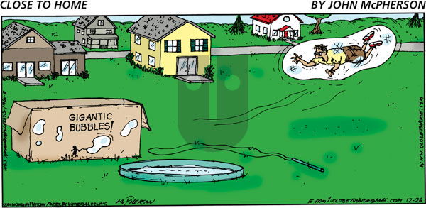 Close to Home on Sunday December 26, 2010 Comic Strip
