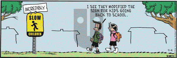 Grand Avenue on Tuesday September 4, 2018 Comic Strip