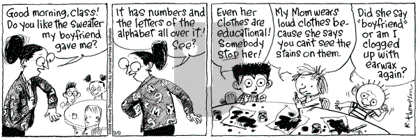 Cul de Sac on Tuesday September 9, 2008 Comic Strip