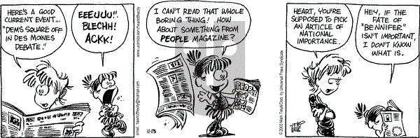 Heart of the City on Thursday November 13, 2003 Comic Strip