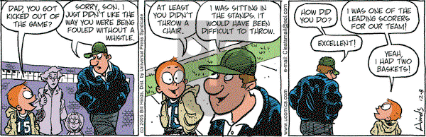 Cleats on Friday December 14, 2007 Comic Strip