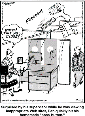 Close to Home - Monday April 23, 2001 Comic Strip