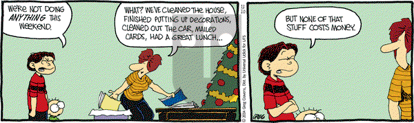 The Buckets on Saturday December 20, 2014 Comic Strip