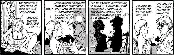 Doonesbury on Thursday January 26, 1989 Comic Strip