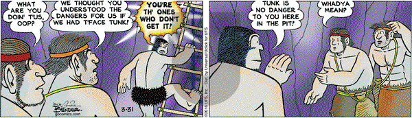 Alley Oop - Thursday March 31, 2016 Comic Strip