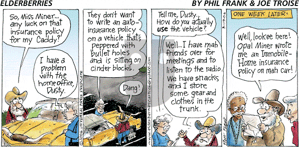 The Elderberries on Sunday March 19, 2006 Comic Strip