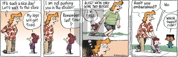 Cul de Sac on Monday September 12, 2011 Comic Strip