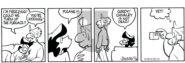 Arlo and Janis on Saturday November 15, 1997 Comic Strip