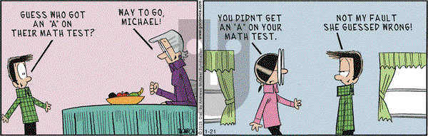 Grand Avenue on Tuesday January 21, 2025 Comic Strip