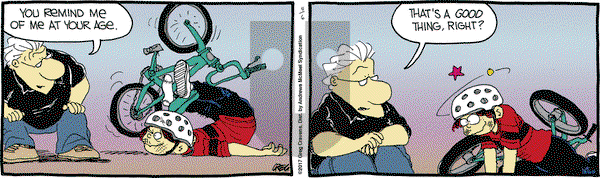 The Buckets on Thursday April 6, 2017 Comic Strip