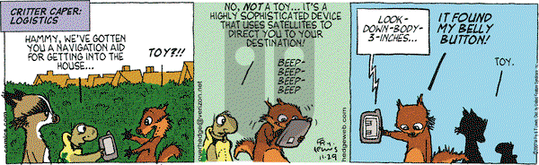 Over the Hedge on Thursday November 29, 2007 Comic Strip