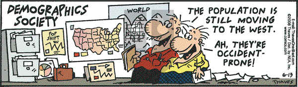 Frank and Ernest on Friday June 13, 2008 Comic Strip