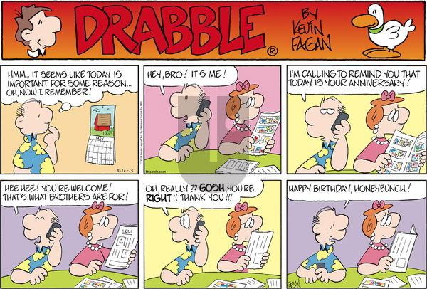 Drabble on Sunday May 26, 2013 Comic Strip