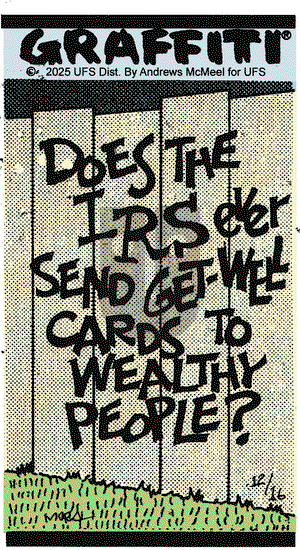 Graffiti on Tuesday December 16, 2025 Comic Strip