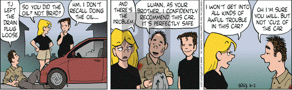 Luann on Saturday August 2, 2008 Comic Strip