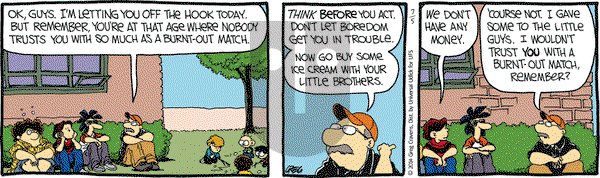 The Buckets on Saturday July 5, 2014 Comic Strip