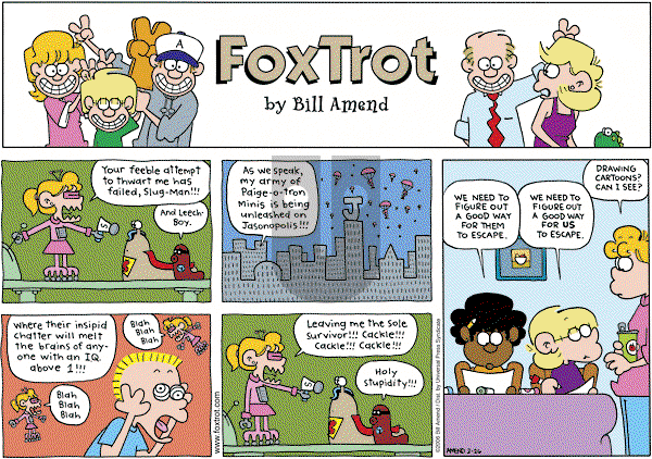 FoxTrot on Sunday February 26, 2006 Comic Strip