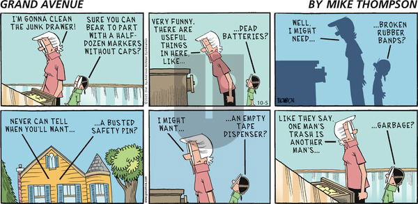 Grand Avenue on Sunday October 5, 2025 Comic Strip