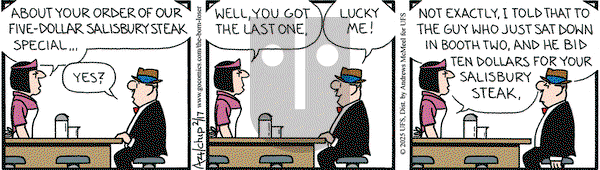 The Born Loser on Monday February 17, 2025 Comic Strip