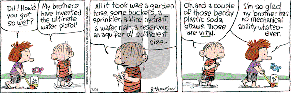 Cul de Sac on Thursday July 23, 2009 Comic Strip