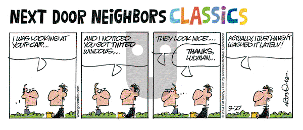 Next Door Neighbors on Saturday March 8, 2025 Comic Strip