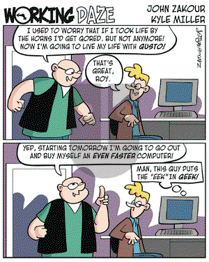Working Daze on Saturday September 10, 2005 Comic Strip